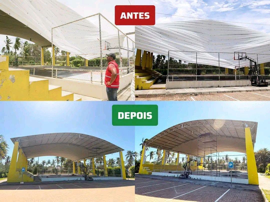 FRANCISCO PAGULA CUMPRE PROMESSA E REABILITA PAVILHÃO DESTRUÍDO PELO CICLONE GEZANE